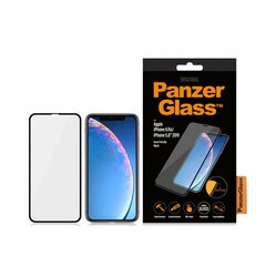 PanzerGlass glass screen protector iPhone X/Xs 5.8" (2019) Case Friendly, black цена и информация | Защитные пленки для телефонов | 220.lv