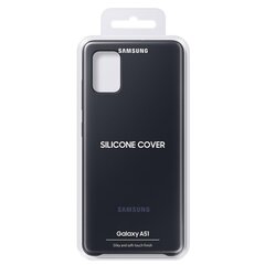 Telefona futrālis, paredzēts Samsung Galaxy A51 (EF-PA515TBEGEU), melns cena un informācija | Telefonu vāciņi, maciņi | 220.lv