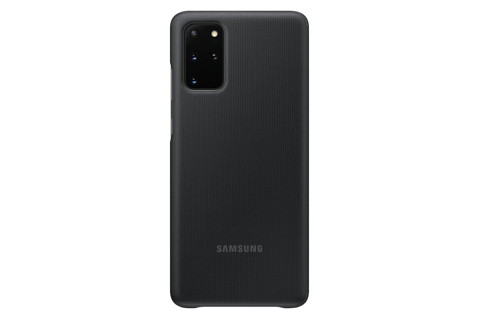 Samsung Galaxy S20+ Clear View Aizsargapavalks Black cena un informācija | Telefonu vāciņi, maciņi | 220.lv