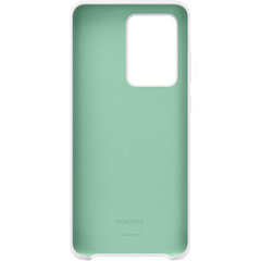 EF-PG988TWE Samsung Silicone Cover for Galaxy S20 Ultra White cena un informācija | Telefonu vāciņi, maciņi | 220.lv