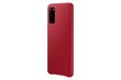 Samsung EF-VG980LREGEU ādas vāciņš priekš Samsung G980 Galaxy S20 sarkans цена и информация | Telefonu vāciņi, maciņi | 220.lv