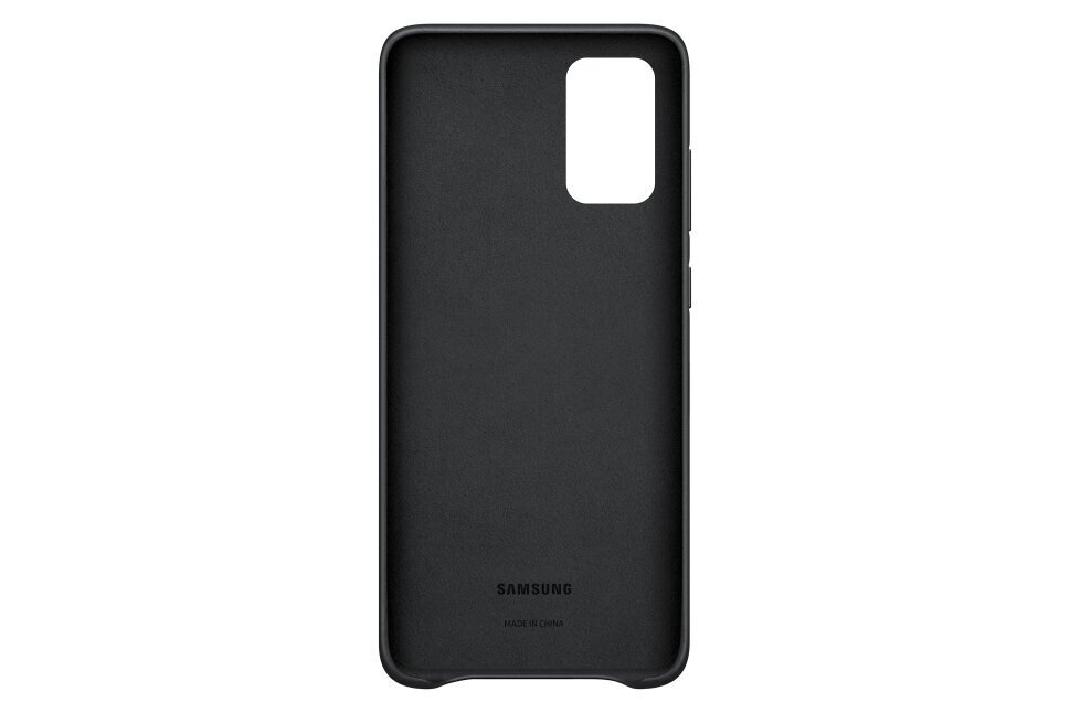 EF-VG985LBE Samsung Leather Cover for Galaxy S20+ Black cena un informācija | Telefonu vāciņi, maciņi | 220.lv