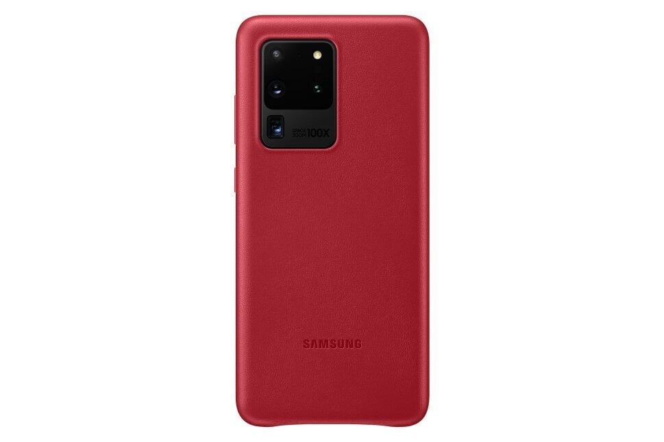 Futrālis Samsung EF-VG988LREGEU paredzēts Samsung Galaxy S20 Ultra, sarkans цена и информация | Telefonu vāciņi, maciņi | 220.lv