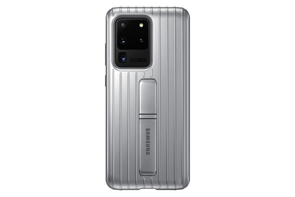 EF-RG988CSE Samsung Standing Cover for Galaxy S20 Ultra Silver cena un informācija | Telefonu vāciņi, maciņi | 220.lv