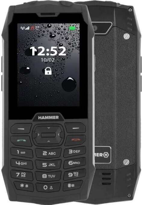 myPhone HAMMER 4 Black cena un informācija | Mobilie telefoni | 220.lv