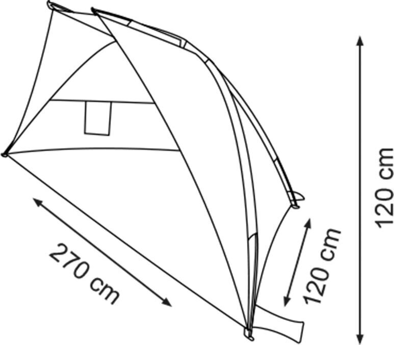 Pludmales telts Waimea Bastion, zila cena un informācija | Teltis | 220.lv
