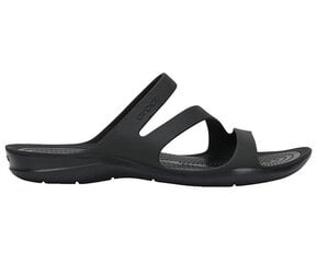 Crocs женские тапочки Swiftwater Sandal, черные цена и информация | Шлепанцы, тапочки для женщин | 220.lv