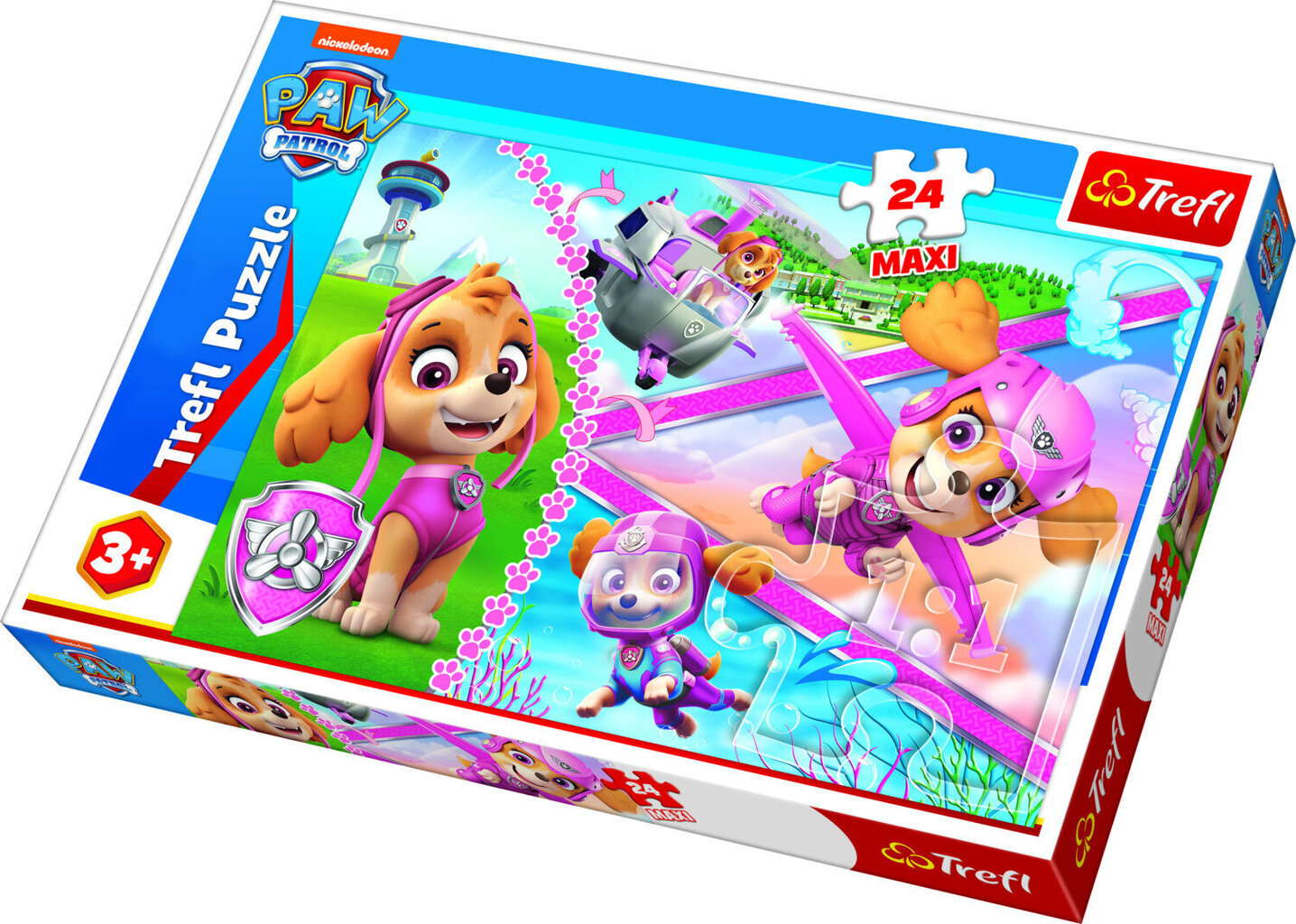 Puzle Maxi Trefl Ķepu Patruļa (Paw Patrol), 24 d. cena un informācija | Puzles, 3D puzles | 220.lv