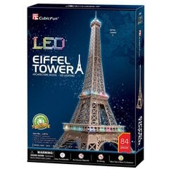 Пазлы 3D CubicFun Эйфелева башня, 84 д. цена и информация | Пазлы | 220.lv
