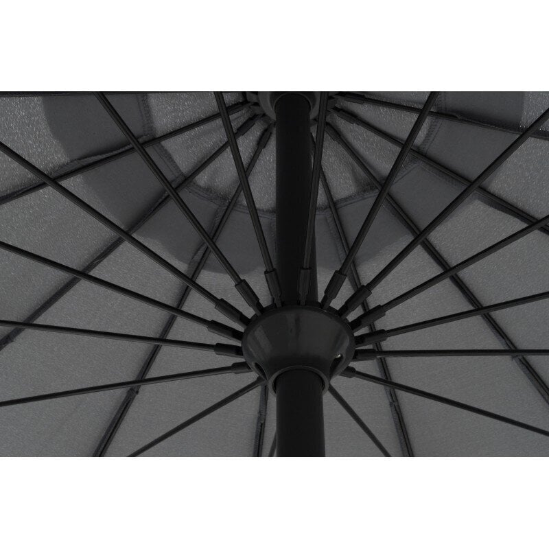 Āra lietussargs 4living Shanghai, pelēks cena un informācija | Saulessargi, markīzes un statīvi | 220.lv