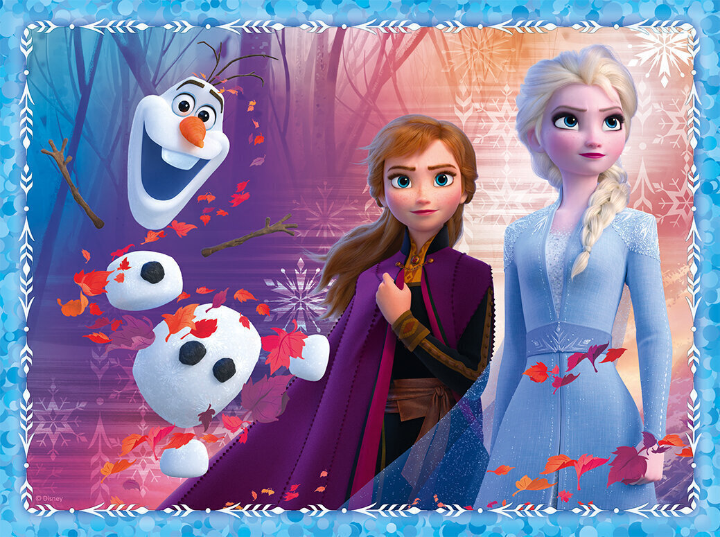 Pužļu komplekts Trefl 3 in 1 Ledus sirds 2 (Frozen 2) цена и информация | Puzles, 3D puzles | 220.lv