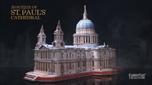 3D puzle CubicFun St. Paul's Cathedral 643 d. cena un informācija | Puzles, 3D puzles | 220.lv