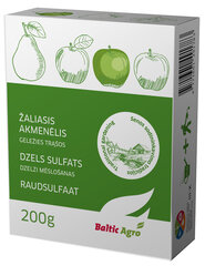 Zaļais akmens (Dzelzs sulfāts) 200 g cena un informācija | Baltic Agro Dārza preces | 220.lv