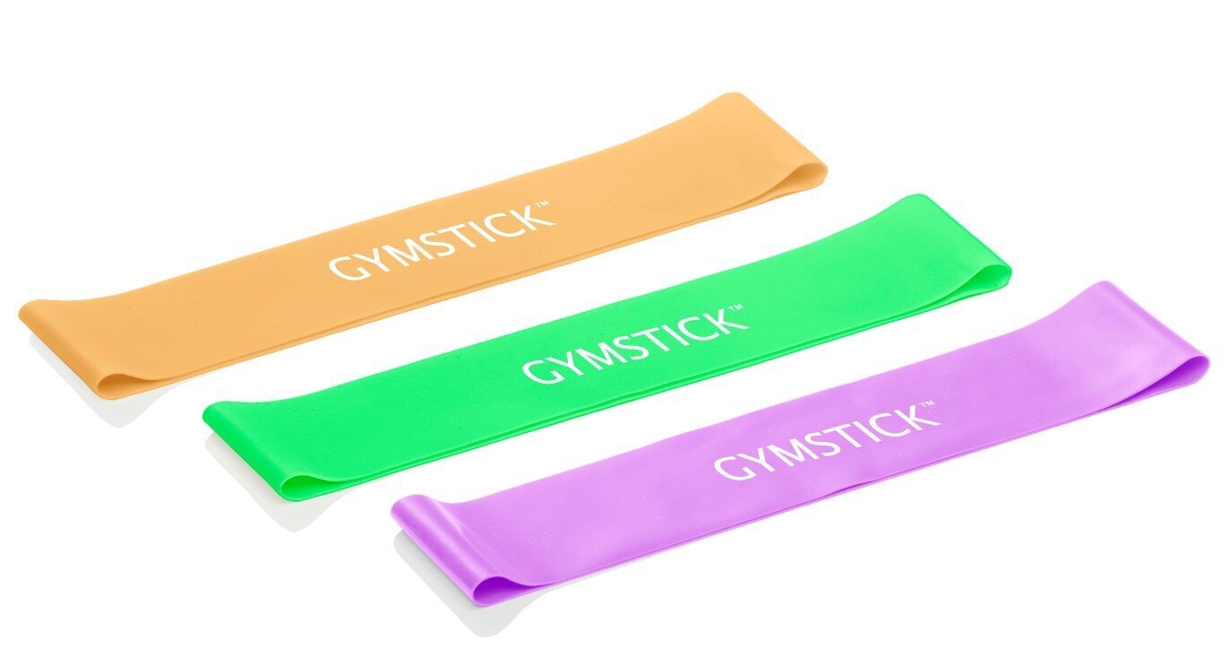 Pretestības gumijas Gymstick Mini, Viegla pretestība cena un informācija | Fitnesa gumijas, gredzeni | 220.lv