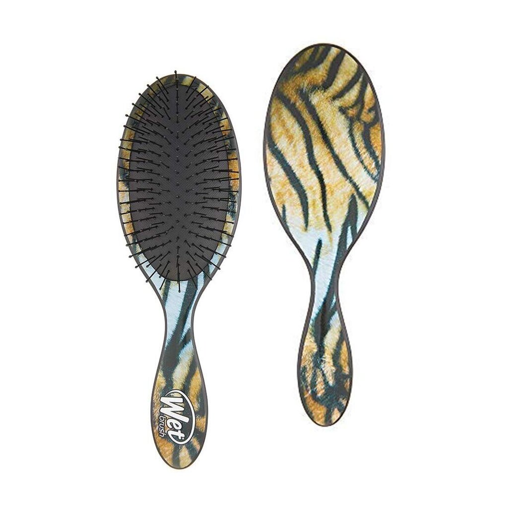 Matu suka Wet Brush Detangler Safari Tiger cena un informācija | Matu sukas, ķemmes, šķēres | 220.lv