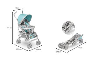 Спортивная коляска Lionelo Elia Tropical, Turquoise цена и информация | Коляски | 220.lv