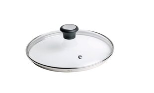 Stikla vāks pannai TEFAL (26 cm) kaina ir informacija | Pannas | 220.lv