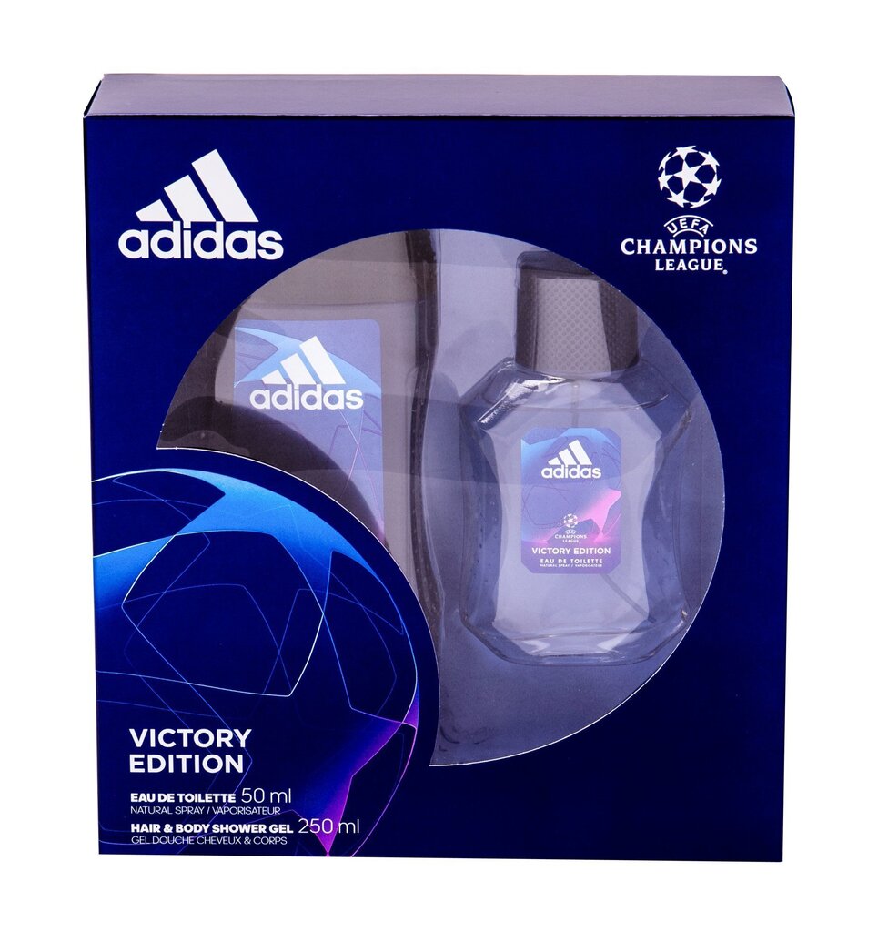 Komplekts Adidas UEFA Champions League Victory Edition vīriešiem цена и информация | Vīriešu smaržas | 220.lv