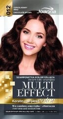 Tonējošais matu šampūns Joanna Multi Effect 35 g, 012 Chocolate Brown cena un informācija | Matu krāsas | 220.lv