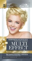 Tonējošs matu šampūns Joanna Multi Effect 35 g, 01 Sandy Blonde цена и информация | Краска для волос | 220.lv