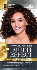 Окрашивающий шампунь для волос Joanna Multi Effect 35 г, 09 Nut Brown цена и информация | Краска для волос | 220.lv