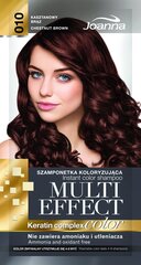 Шампунь для окрашивания волос Joanna Multi Effect 35 г, 10 Chestnut Brown цена и информация | Краска для волос | 220.lv