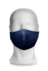 Daudzkārt lietojama divslāņu maska, zila 10 gab. cena un informācija | Pirmā palīdzība | 220.lv
