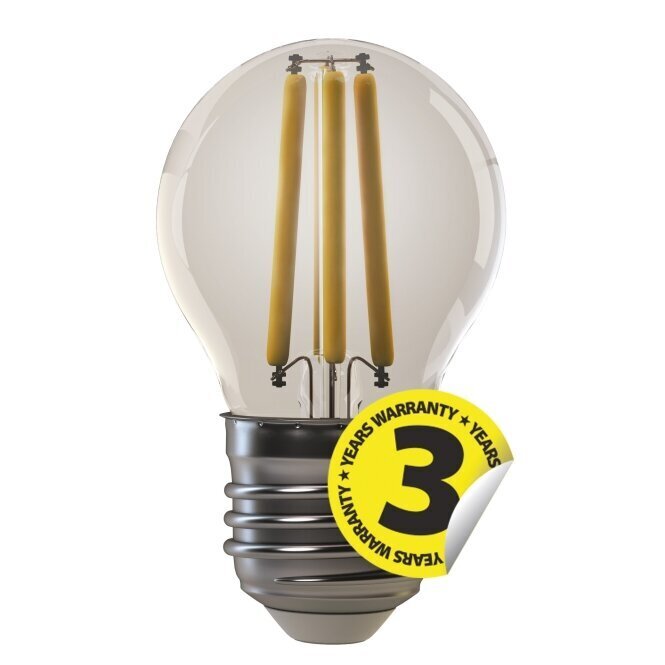 Spuldze EMOS LED Filament Mini GL 4W E27 WW цена и информация | Spuldzes | 220.lv