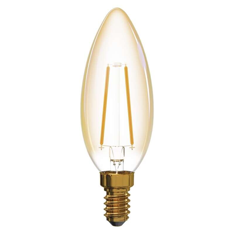 LED spuldze EMOS Vintage svece 2W E14 WW+ cena un informācija | Spuldzes | 220.lv