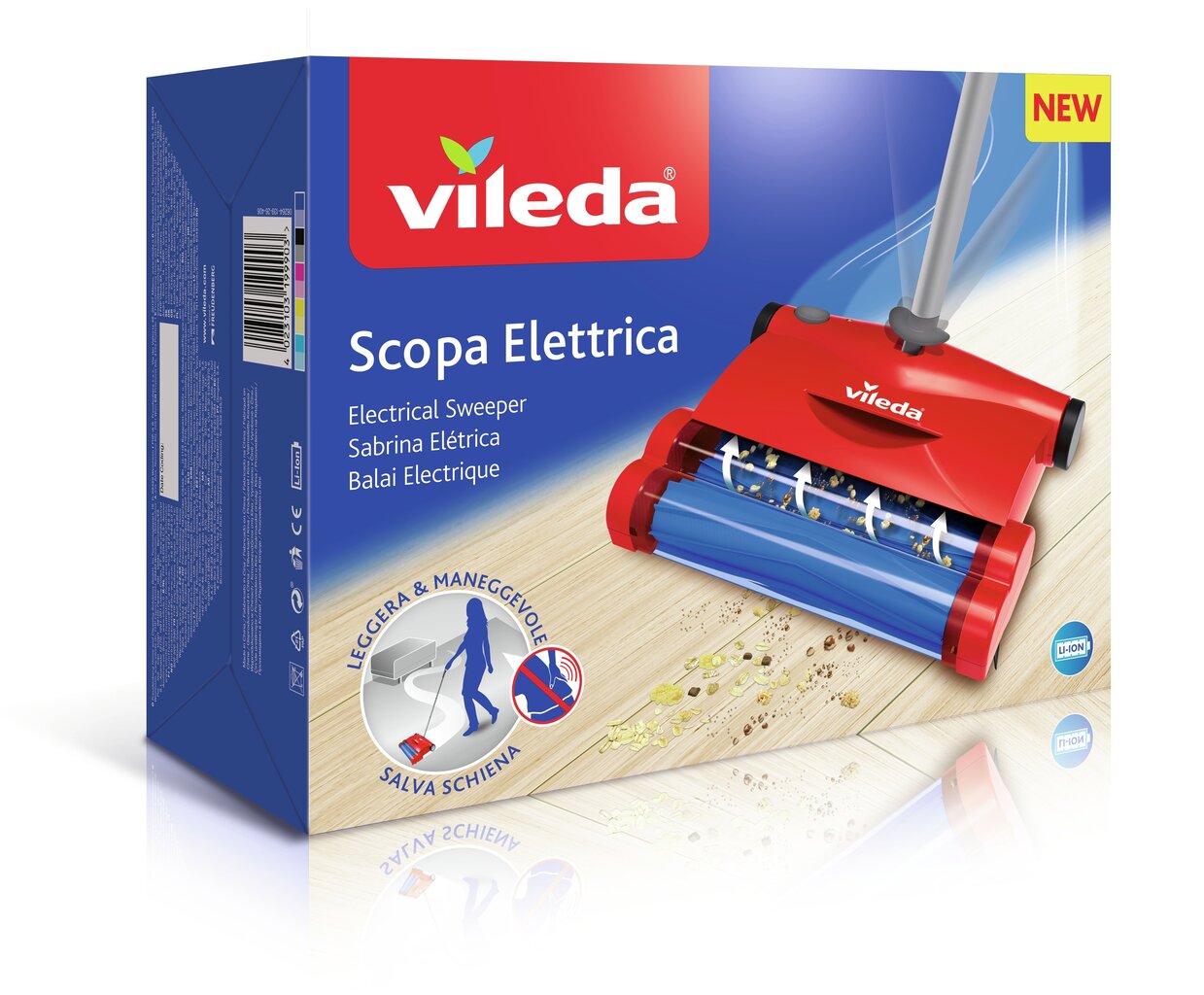 Vileda E-Sweeper-3 цена и информация | Putekļu sūcēji - slotas | 220.lv