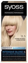 Краска для волос SYOSS COLOR 13-5, платиновое осветляющее средство цена и информация | Краска для волос | 220.lv