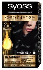 Краска для волос SYOSS OLEO INTENSE 1-10 Интенсивный черный цена и информация | Краска для волос | 220.lv