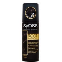 Syoss Root Retoucher Retoucher Melniem matiem 120 ml cena un informācija | Matu krāsas | 220.lv