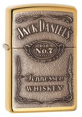 ZIPPO šķiltavas Jack Daniel's® 254BJD 428 cena un informācija | Šķiltavas un aksesuāri | 220.lv