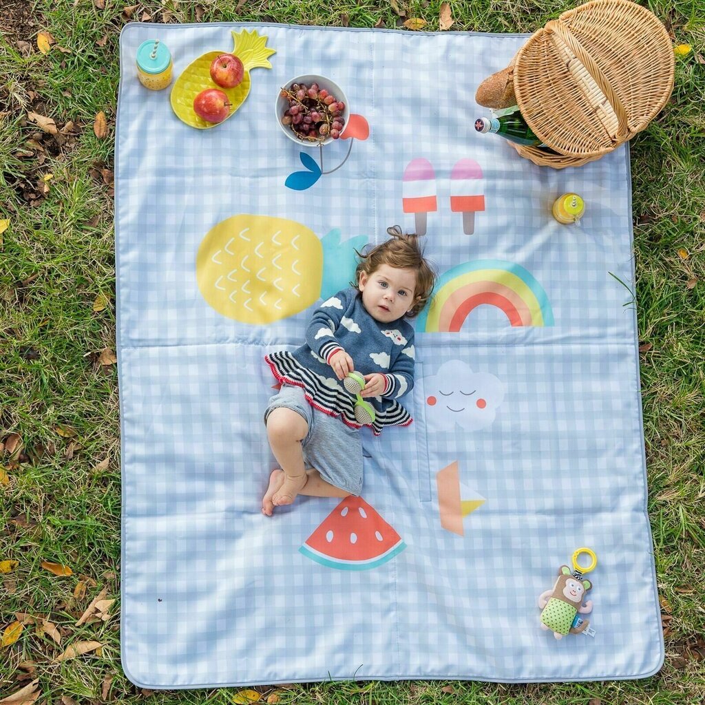 Āra attīstošs paklājiņš Taf Toys Outdoors Toys Multicolor 140 x 115 cm cena un informācija | Attīstošie paklājiņi | 220.lv