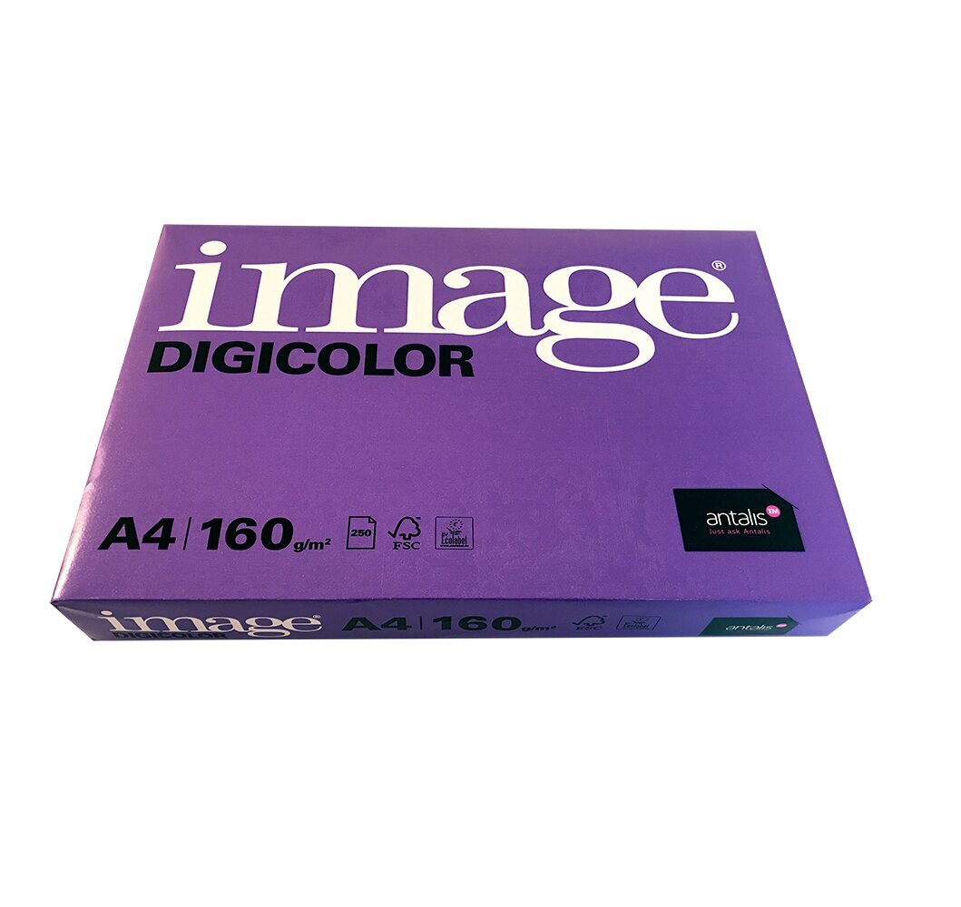 Biroja papīrs Image Digicolor A4 160g/m 250 lapas cena un informācija | Burtnīcas un papīra preces | 220.lv