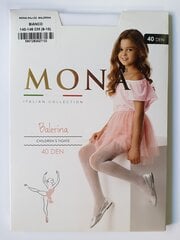 Meiteņu zeķbikses ar rakstu MONA Balerina 40 Bianco cena un informācija | Zeķes, zeķubikses meitenēm | 220.lv