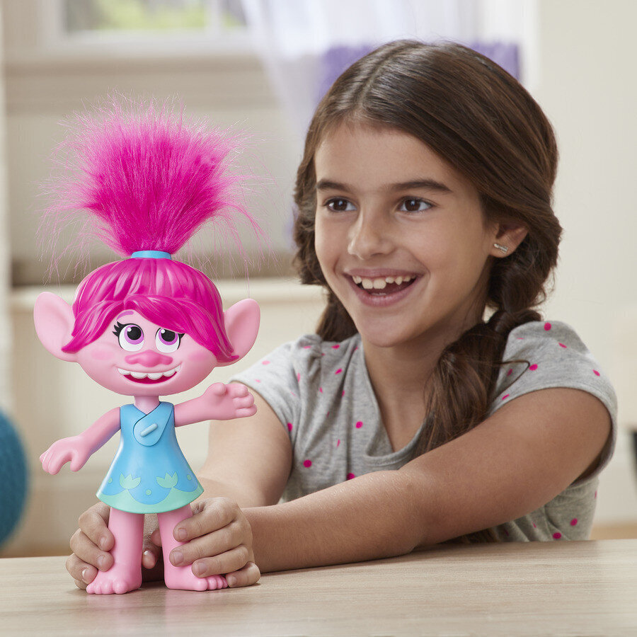 Dziedošā lelle Trolls Poppy Hasbro 20 cm цена и информация | Rotaļlietas meitenēm | 220.lv