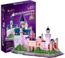 3D puzle CubicFun Neuschwanstein Castle (ar LED apgaismojumu) 128 d. cena un informācija | Puzles, 3D puzles | 220.lv