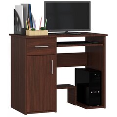 Письменный стол NORE Jay, коричневый цена и информация | Компьютерные, письменные столы | 220.lv