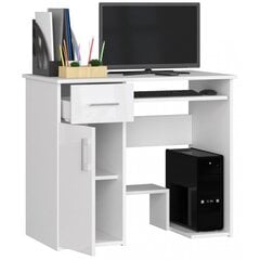 Письменный стол NORE Jay, белый цена и информация | Компьютерные, письменные столы | 220.lv