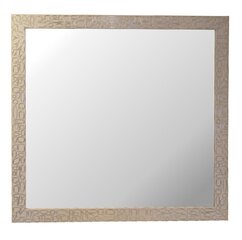 Spogulis Alba 90x90 cm, balts/zelta cena un informācija | Spoguļi | 220.lv