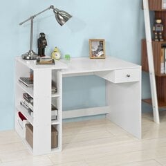 Письменный стол SoBuy FWT35-W, белый цена и информация | Компьютерные, письменные столы | 220.lv
