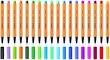 Pildspalvu komplekts STABILO POINT 88 MINI BOX|0.4 mm|18 krāsas cena un informācija | Kancelejas preces | 220.lv