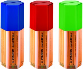 Pildspalvu komplekts STABILO POINT 88 MINI BOX|0.4 mm|18 krāsas цена и информация | Канцелярия | 220.lv