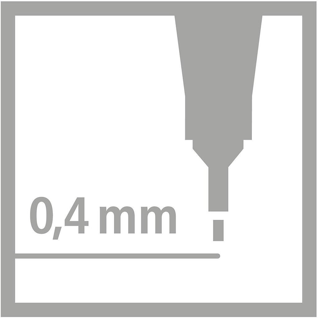 Pildspalvu komplekts STABILO POINT 88 MINI |0.4 mm|18 krāsas cena un informācija | Kancelejas preces | 220.lv