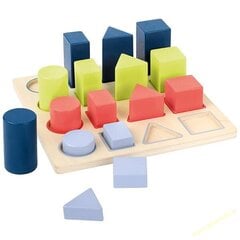 Ģeometrisku figūriņu spēle цена и информация | Развивающие игрушки | 220.lv