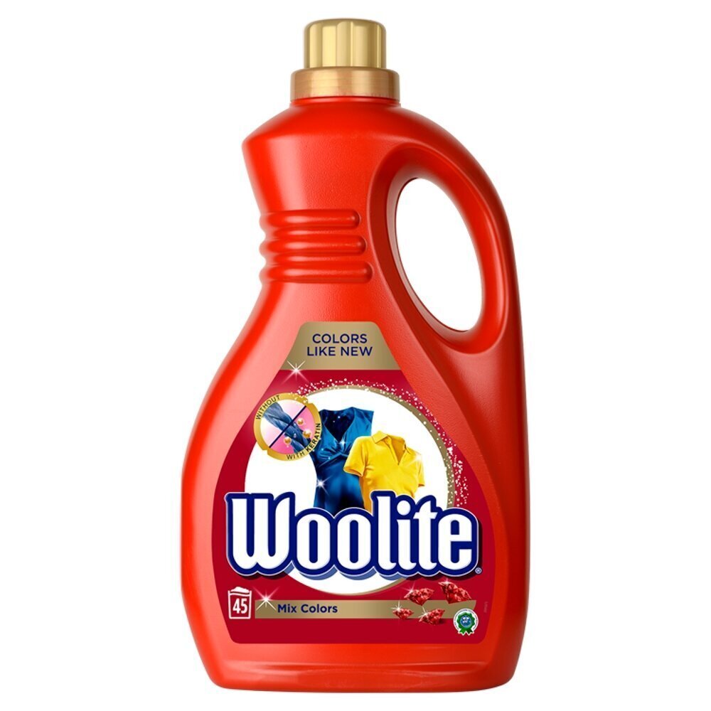 WOOLITE Mix Colors 2,7 l šķidrais mazgāšanas līdzeklis cena un informācija | Veļas mazgāšanas līdzekļi | 220.lv