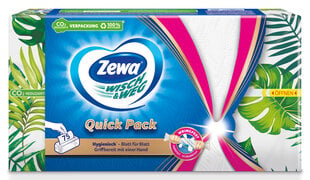 Papīra dvieļi ZEWA W&amp;W Quick Pack, 75 gab. cena un informācija | Tualetes papīrs, papīra dvieļi | 220.lv