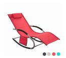 Āra šūpuļkrēsls SoBuy OGS28-R, sarkans